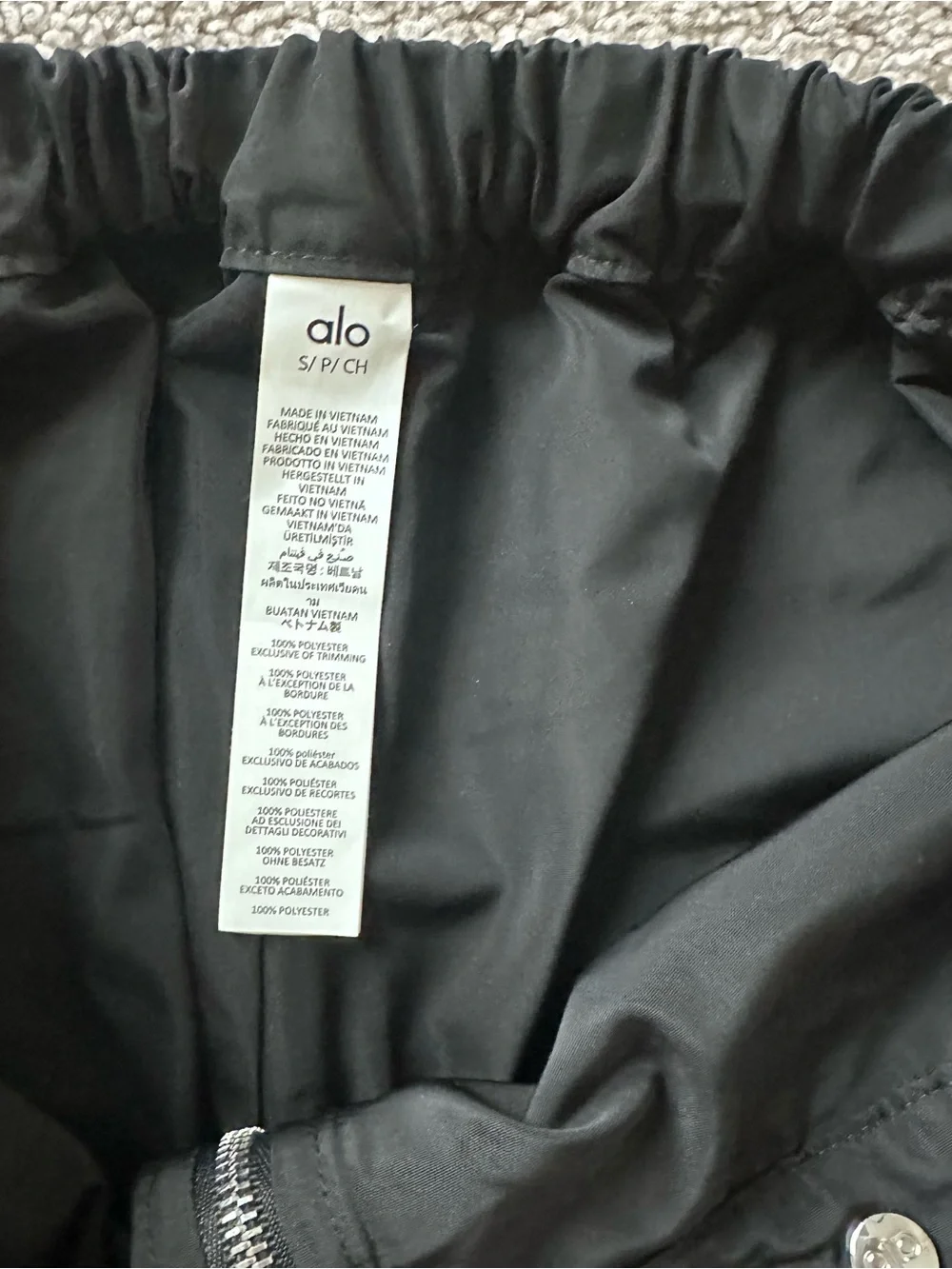 Alo Yoga Work It Active Skirt Black Mini Athletic Unlined Sz S
